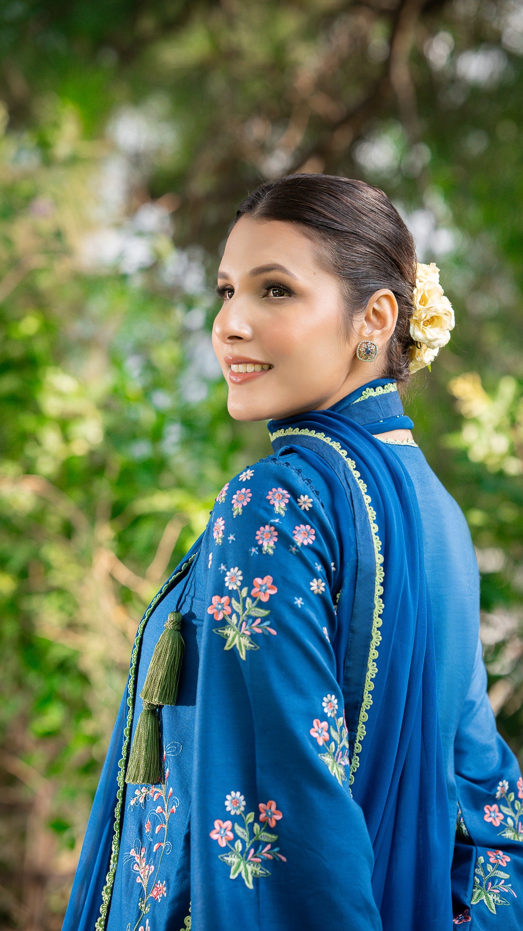 Neelam Blue Mirage Suit